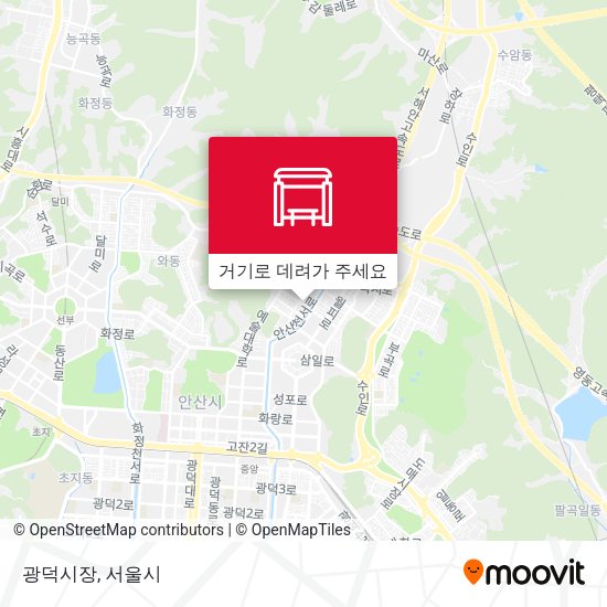 광덕시장 지도