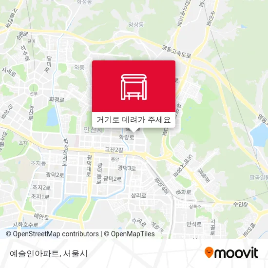 예술인아파트 지도
