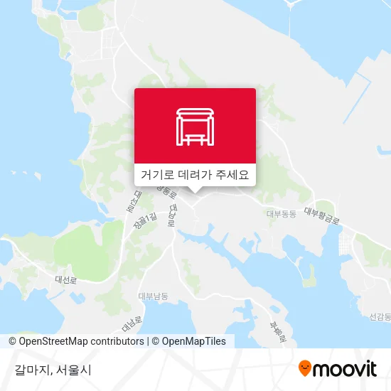 갈마지 지도