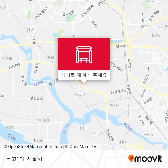 동고1리 지도