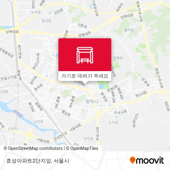 효성아파트2단지앞 지도
