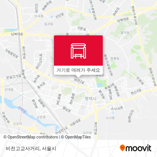 비전고교사거리 지도