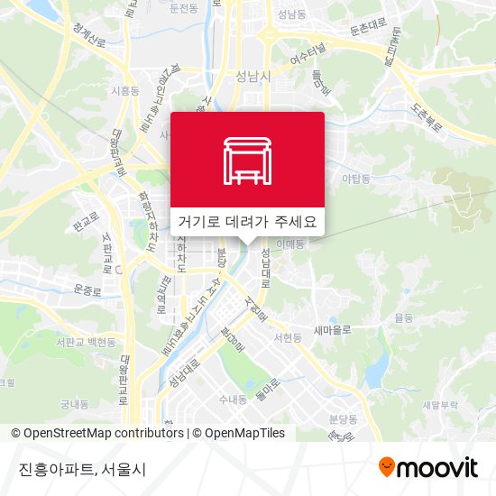 진흥아파트 지도