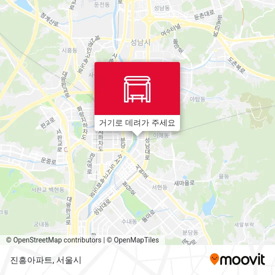 진흥아파트 지도