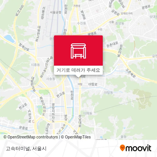 고속터미널 지도