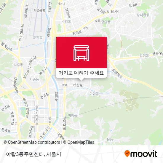 야탑3동주민센터 지도