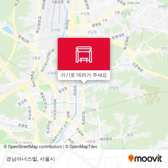 경남아너스빌 지도