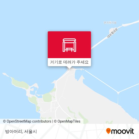 방아머리 지도