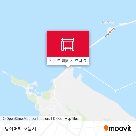 방아머리 지도