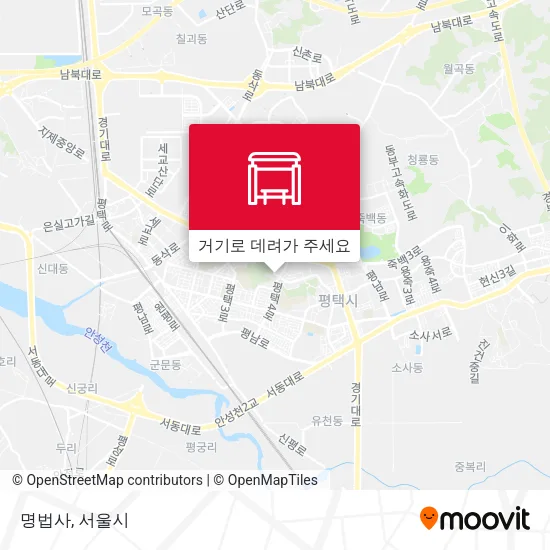 명법사 지도