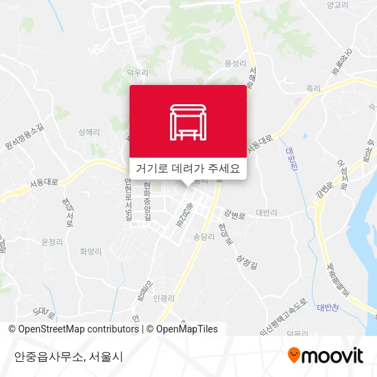 안중읍사무소 지도