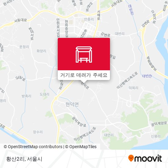 황산2리 지도