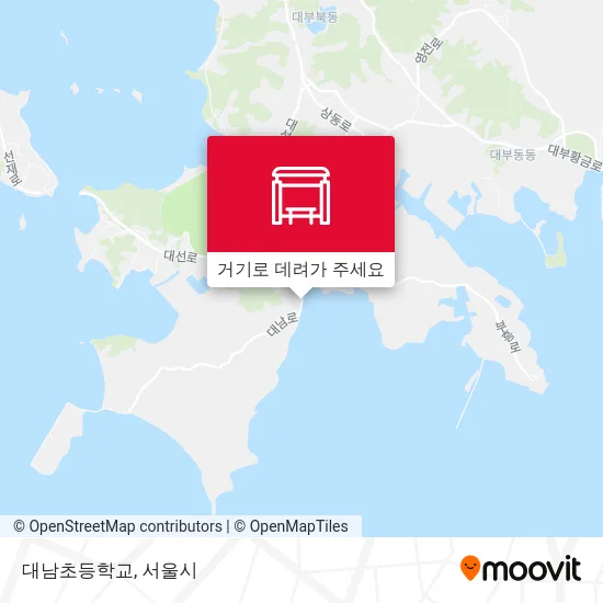 대남초등학교 지도