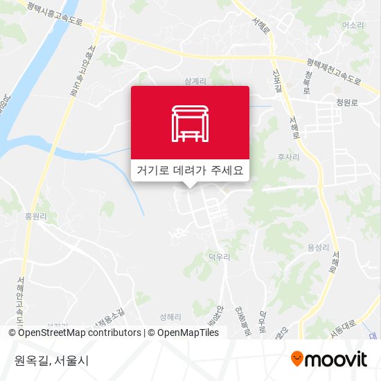 원옥길 지도