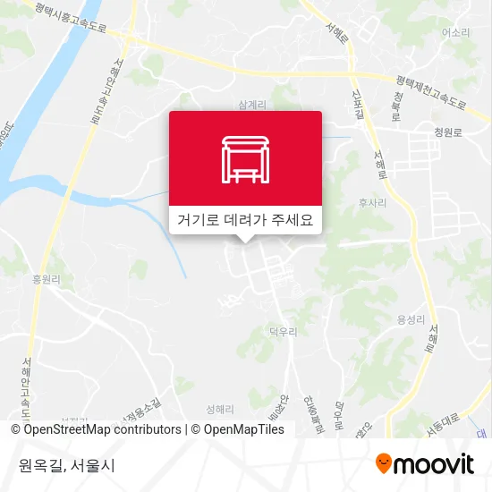 원옥길 지도