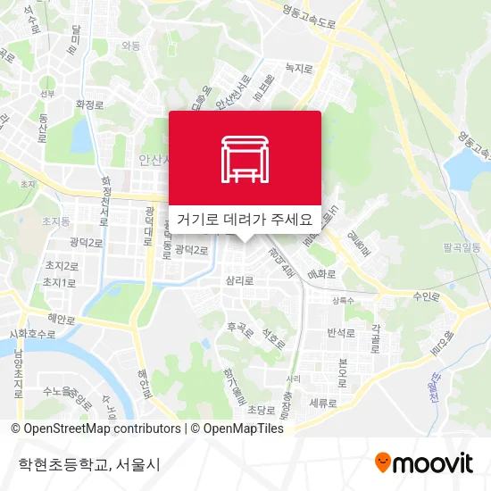 학현초등학교 지도