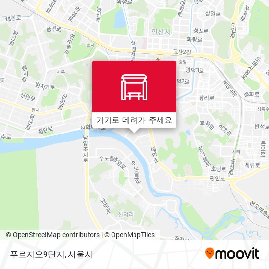 푸르지오9단지 지도