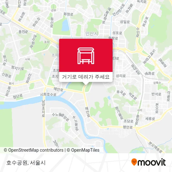 호수공원 지도