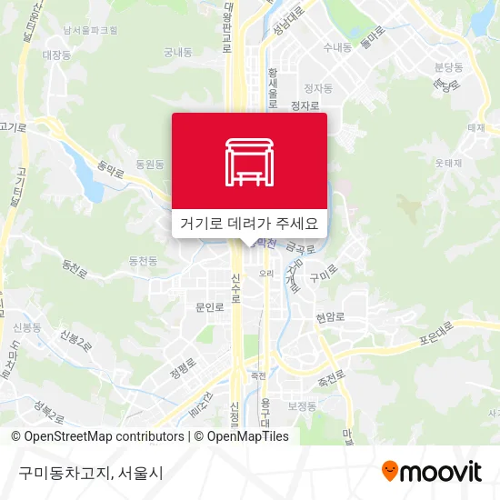 구미동차고지 지도