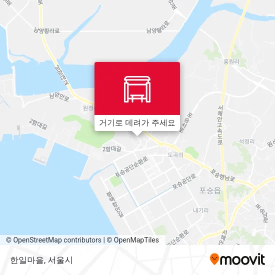 한일마을 지도