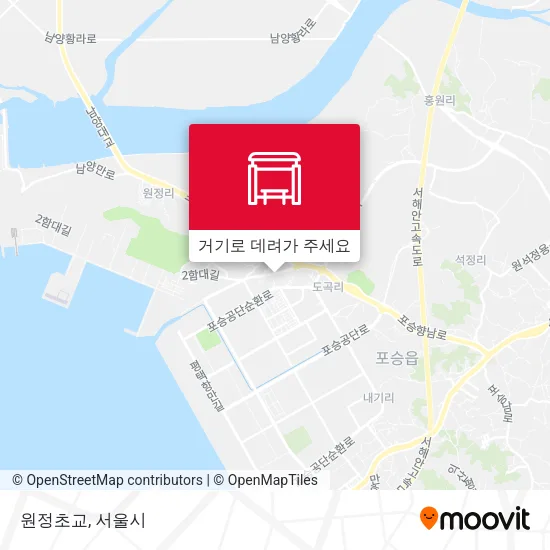 원정초교 지도
