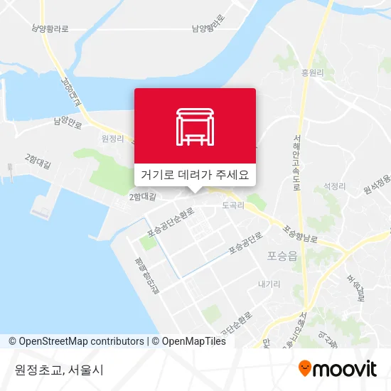 원정초교 지도