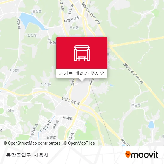 동막골입구 지도