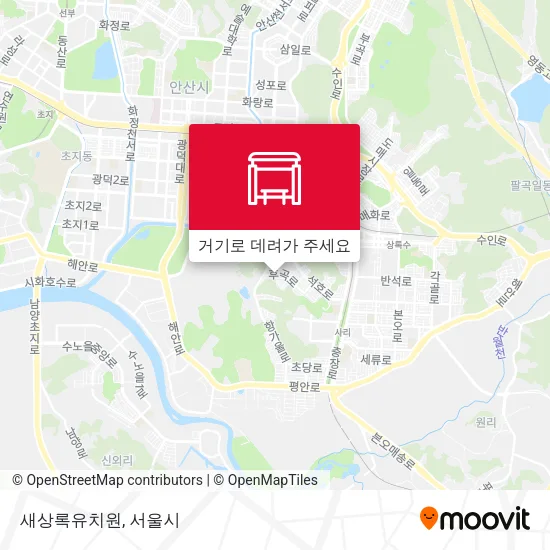 새상록유치원 지도