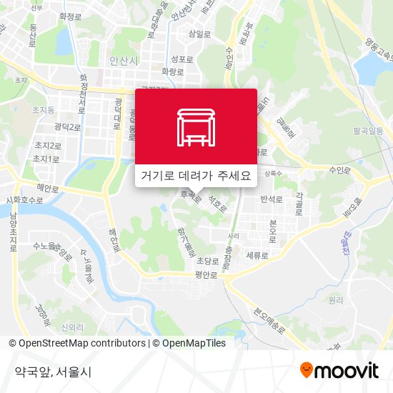 약국앞 지도