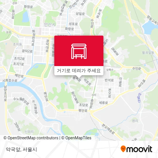 약국앞 지도