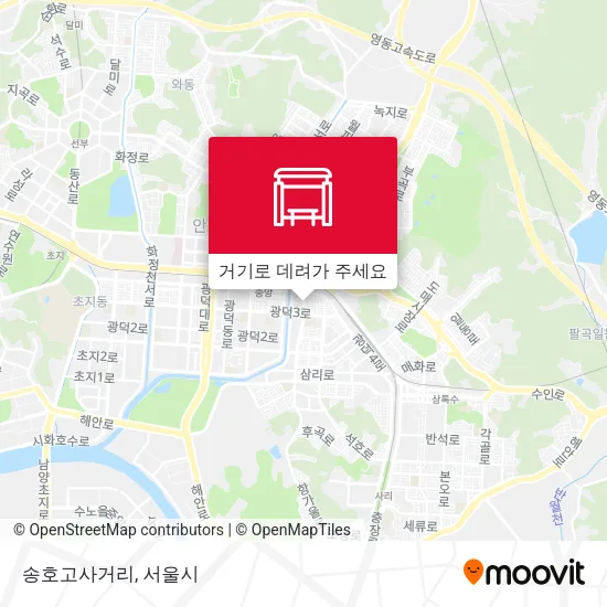 송호고사거리 지도