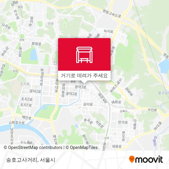 송호고사거리 지도