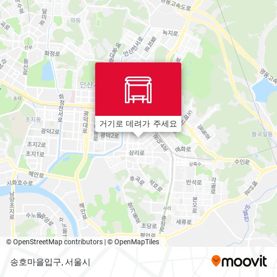 송호마을입구 지도
