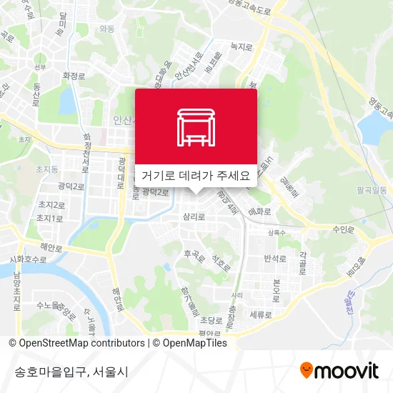송호마을입구 지도
