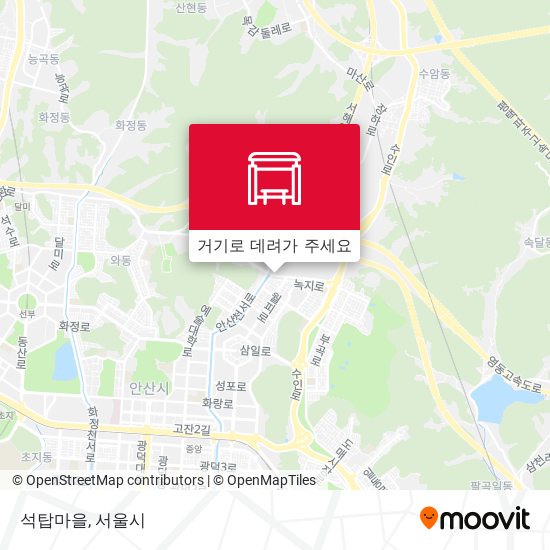 석탑마을 지도