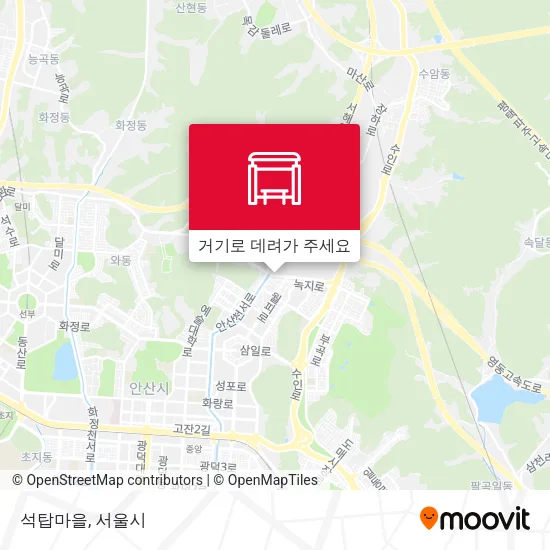 석탑마을 지도
