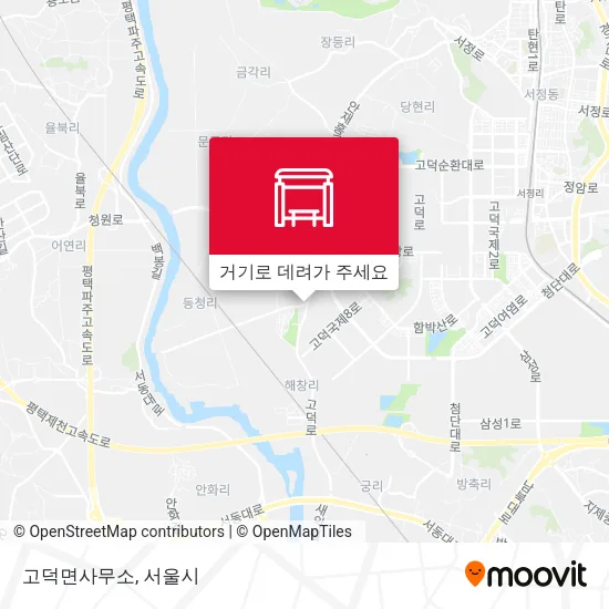 고덕면사무소 지도