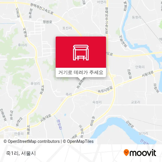 죽1리 지도