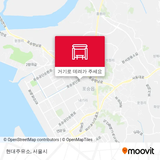 현대주유소 지도