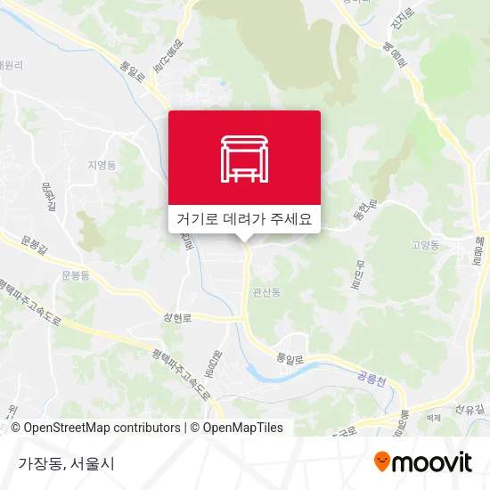가장동 지도