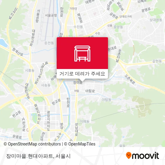 장미마을.현대아파트 지도