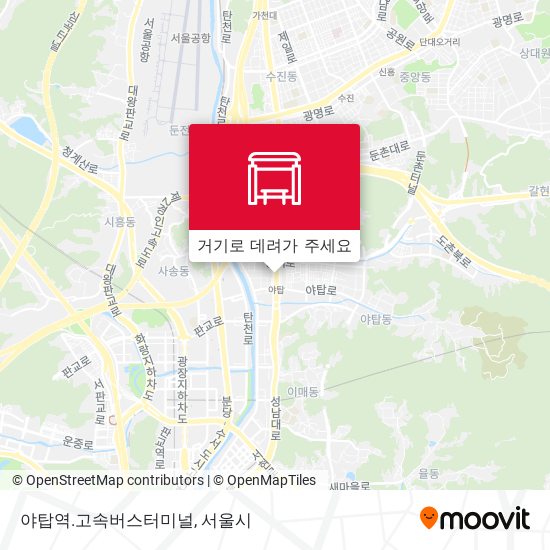 야탑역.고속버스터미널 지도