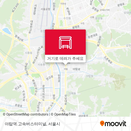야탑역.고속버스터미널 지도