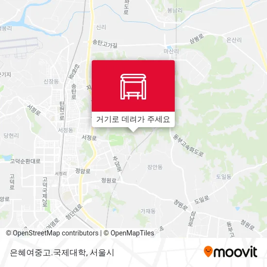 은혜여중고.국제대학 지도