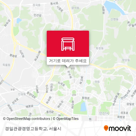 경일관광경영고등학교 지도