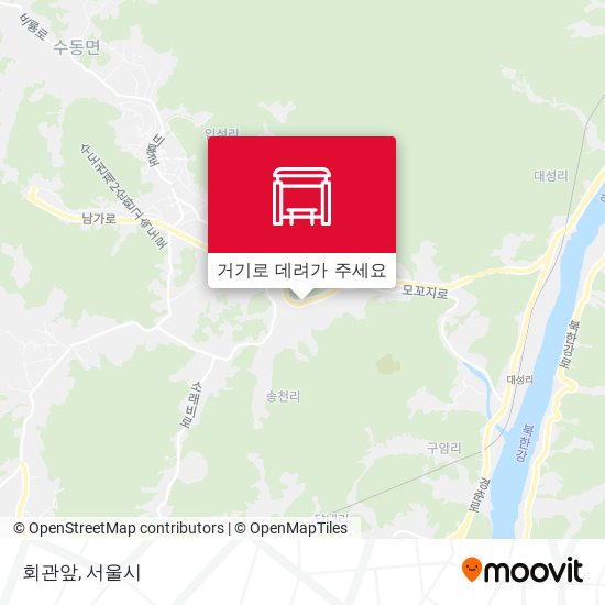 회관앞 지도