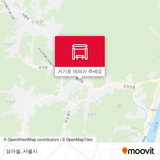 섬마을 지도