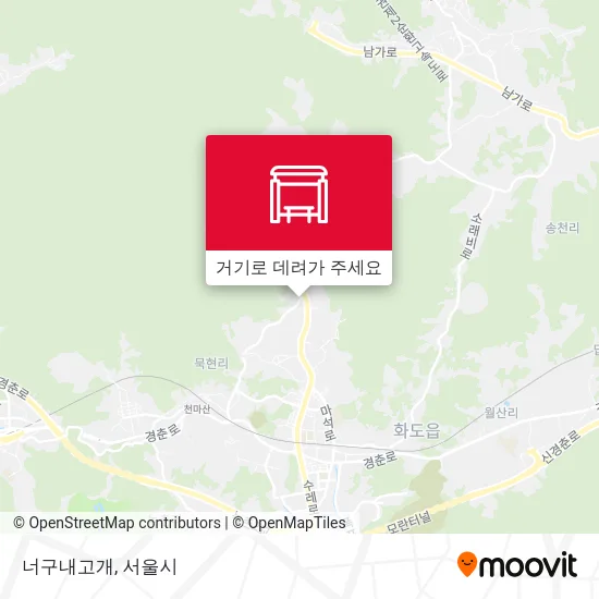 너구내고개 지도