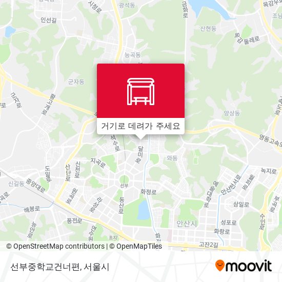 선부중학교건너편 지도
