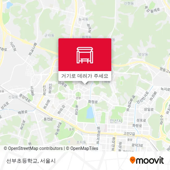 선부초등학교 지도